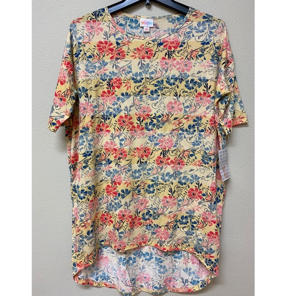 LuLaRoe Tops - ⚡️FLASH SALE⚡️LuLaRoe Irma Tunic Striped Floral XS
